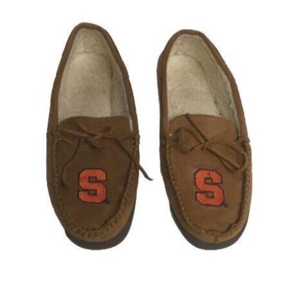 SU Syracuse University NCAA Women 10  Moccasin Slippers Logo - Picture 5 of 10